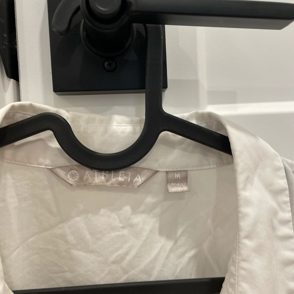Athleta White Button-Down Shirt for Women - Picture 3 of 4